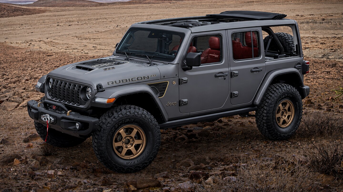 Jeep Wrangler с бронзовыми дисками — пример результата